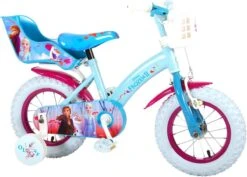 Volare Disney Frozen 2 Kinderfiets - Meisjes - 12 Inch - Blauw/Paars - Twee Handremmen -Fietsuitrustings Winkel 1200x862 2
