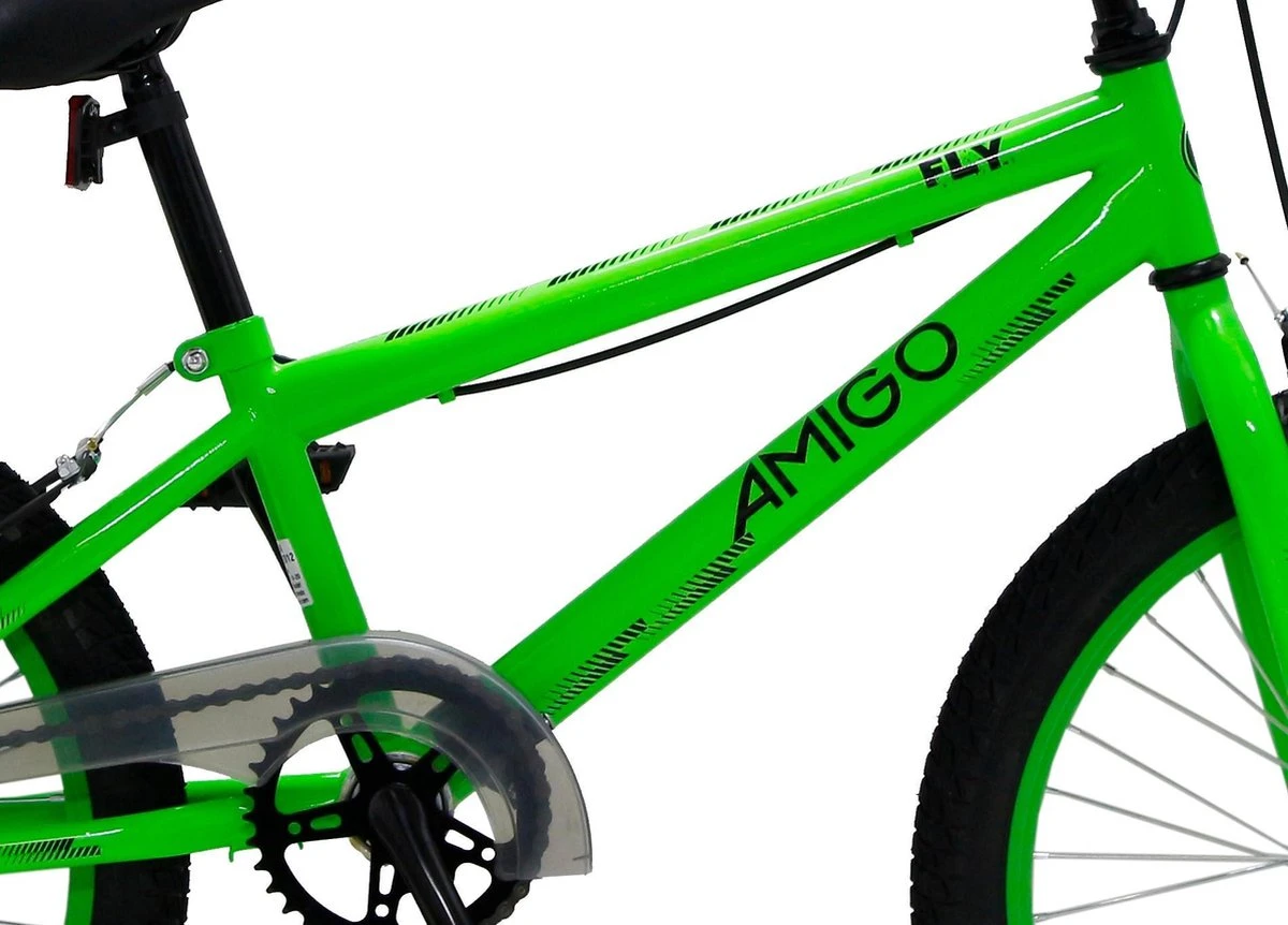 Amigo Fly - BMX Fiets 20 Inch - Fietscross Voor Jongens En Meisjes - Groen 8 Amigo Fly - BMX Fiets 20 Inch - Fietscross Voor Jongens En Meisjes - Groen - Afbeelding 8