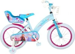 Volare Disney Frozen 2 - Kinderfiets - Meisjes - 16 Inch - Blauw/Paars -Fietsuitrustings Winkel 1200x866