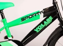 Volare Sportivo Kinderfiets - Jongens - 18 Inch - Neon Groen Zwart - 95% Afgemonteerd -Fietsuitrustings Winkel 1200x872