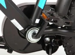 Volare Rocky Kinderfiets - 16 Inch - Zwart Blauw - 95% Afgemonteerd - Prime Collection -Fietsuitrustings Winkel 1200x873