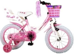 Volare Rose Kinderfiets - Meisjes - 14 Inch - Roze Wit - 95% Afgemonteerd -Fietsuitrustings Winkel 1200x879 1
