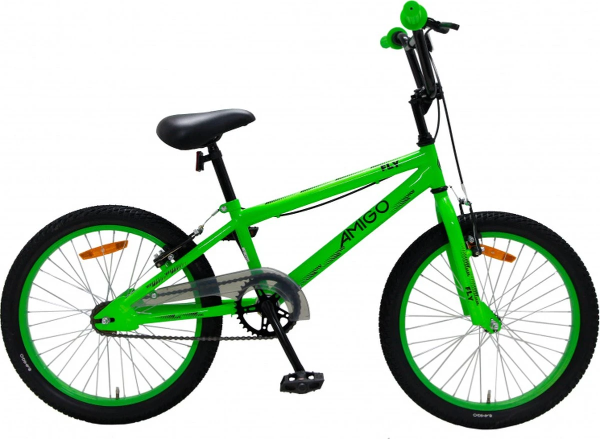 Amigo Fly - BMX Fiets 20 Inch - Fietscross Voor Jongens En Meisjes - Groen 13 Amigo Fly - BMX Fiets 20 Inch - Fietscross Voor Jongens En Meisjes - Groen - Afbeelding 13