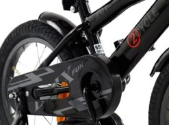 2Cycle BMX-Fun Kinderfiets - 14 Inch - Zwart - Jongensfiets -Fietsuitrustings Winkel 1200x889