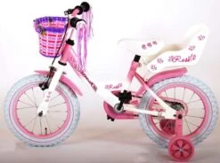 Volare Rose Kinderfiets - Meisjes - 14 Inch - Roze Wit - 95% Afgemonteerd -Fietsuitrustings Winkel 1200x893 1
