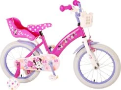 Disney Minnie Cutest Ever! Kinderfiets - Meisjes - 16 Inch - Roze -Fietsuitrustings Winkel 1200x894