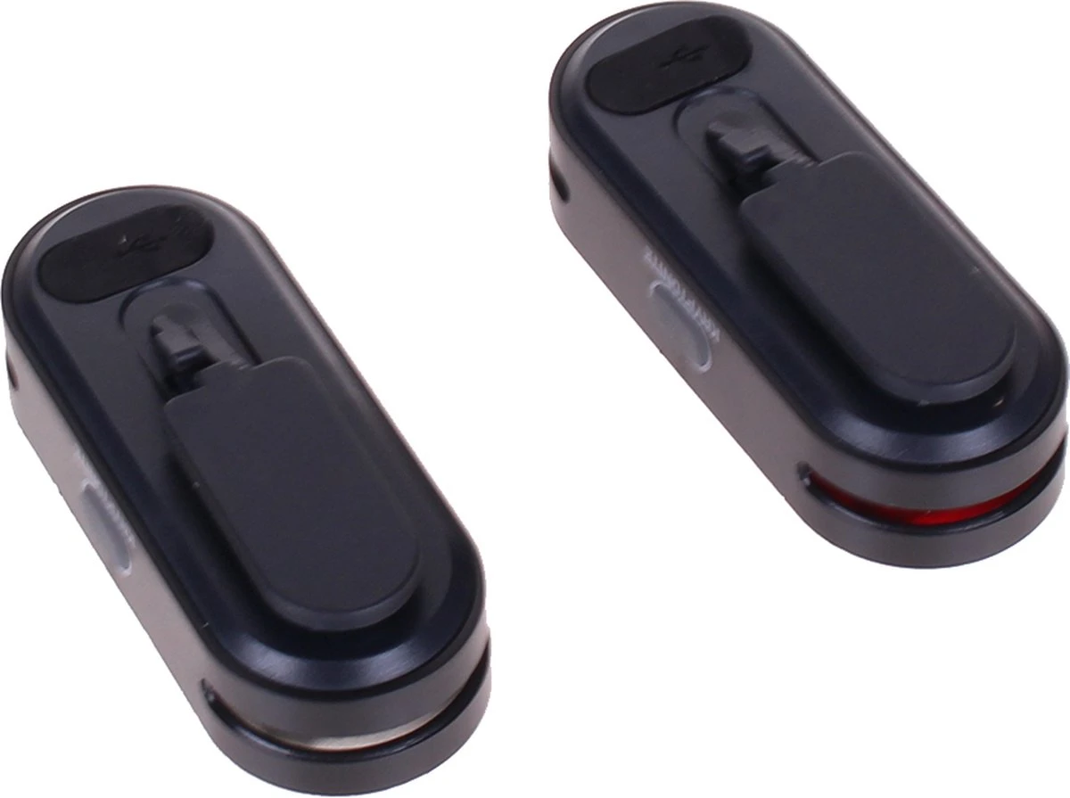 Kryptonite Avenue F-150 / R-75 Verlichtingset LED Accu - Zwart 10 Kryptonite Avenue F-150 / R-75 Verlichtingset LED Accu - Zwart - Afbeelding 10