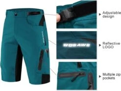Merkloos Mountainbike Broek - MTB Broek - Short - Blauw - Fietsbroek & Onderbroek Met Zeem - Maat XL -Fietsuitrustings Winkel 1200x900 28