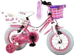Volare Rose Kinderfiets - Meisjes - 12 Inch - Roze - 2 Handremmen -Fietsuitrustings Winkel 1200x900 9