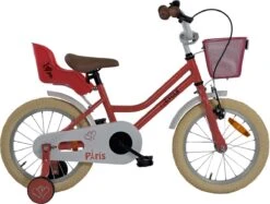 2Cycle Paris Meisjesfiets - 16 Inch - Roze-Wit - Met Poppenzitje - Meisjesfiets -Fietsuitrustings Winkel 1200x907 2
