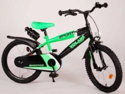 Volare Sportivo Kinderfiets - Jongens - 18 Inch - Neon Groen Zwart - 95% Afgemonteerd -Fietsuitrustings Winkel 1200x908