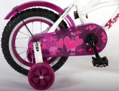 Volare Heart Cruiser Kinderfiets - Meisjes - 12 Inch - Wit Paars -Fietsuitrustings Winkel 1200x912 1