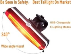 Merkloos LED Fiets Achterlicht USB Oplaadbare - Marktleider 110 Lumen Helderheid - IP65 Waterbestendig - Supersnel Installatie - Horizontaal Of Verticaal - Voor Zadel, Zadelpen Of Helm -Fietsuitrustings Winkel 1200x916 8