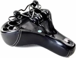 Benson Comfort Fietszadel Zwart -Fietsuitrustings Winkel 1200x919 5