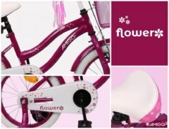 Amigo Flower Meisjesfiets - Kinderfiets 16 Inch - Paars 18 Amigo Flower Meisjesfiets - Kinderfiets 16 Inch - Paars -Fietsuitrustings Winkel 1200x920 9