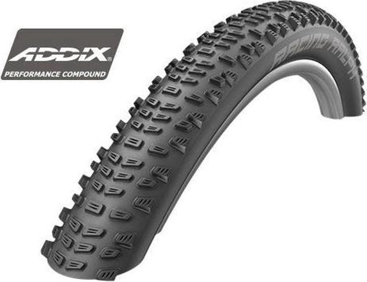 MTB Band Schwalbe - ADDIX RACING RALPH 29X2.25 TWINSKIN TL-R VOUW 2 MTB Band Schwalbe - ADDIX RACING RALPH 29X2.25 TWINSKIN TL-R VOUW - Afbeelding 2