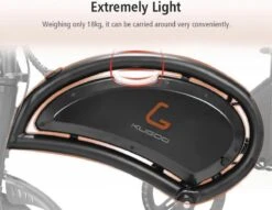 Matrix E Bike - Kugoo B2 Pro - Elektrische Opvouwbare Fiets/step 14 Inch 400W - Met Trappers - Snelheid Max. 45 Km/u -Fietsuitrustings Winkel 1200x928