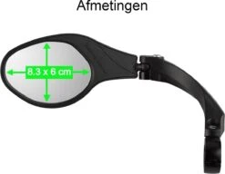 Merkloos Life-X Fietsspiegel – Ebike – 360° Verstelbaar – Links -Fietsuitrustings Winkel 1200x932 5
