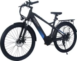Elektrische Fiets Off-Road | E-Fietsen | Electric Mountain Bike | E-bike | 250W Motor | 26 Inch | Zwart BK7 -Fietsuitrustings Winkel 1200x946