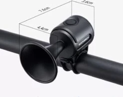 Rockbros Elektrische Fietshoorn - Fietsbellen - Fietstoeter - Zwart - Waterbestendig -Fietsuitrustings Winkel 1200x949 7