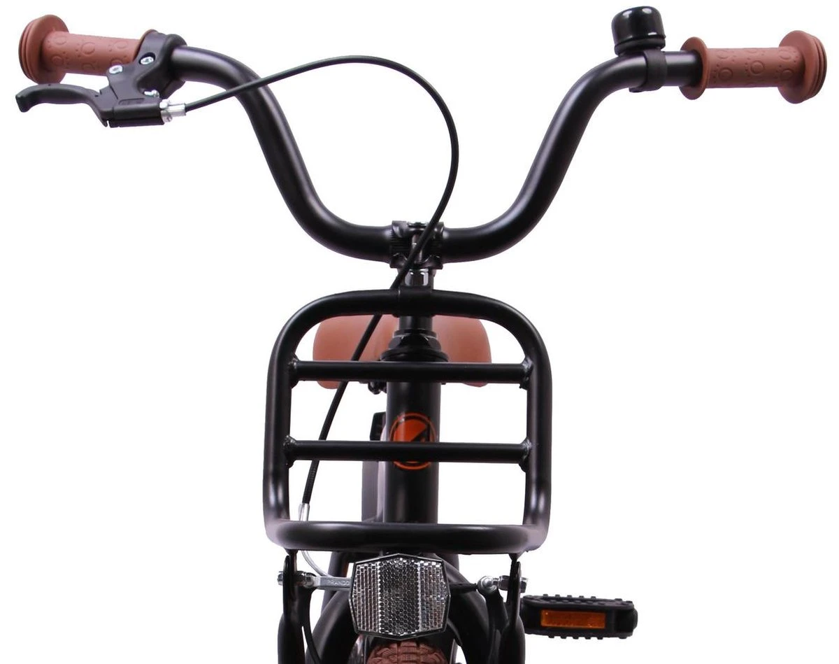 Amigo 2Cool Jongensfiets - Kinderfiets 16 Inch - Matzwart 11 Amigo 2Cool Jongensfiets - Kinderfiets 16 Inch - Matzwart - Afbeelding 11