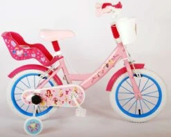Volare Disney Princess Kinderfiets - Meisjes - 14 Inch - Roze - Twee Handremmen -Fietsuitrustings Winkel 1200x960 6