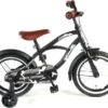 Volare Black Cruiser Kinderfiets - Jongens - 14 Inch - Zwart - 95% Afgemonteerd