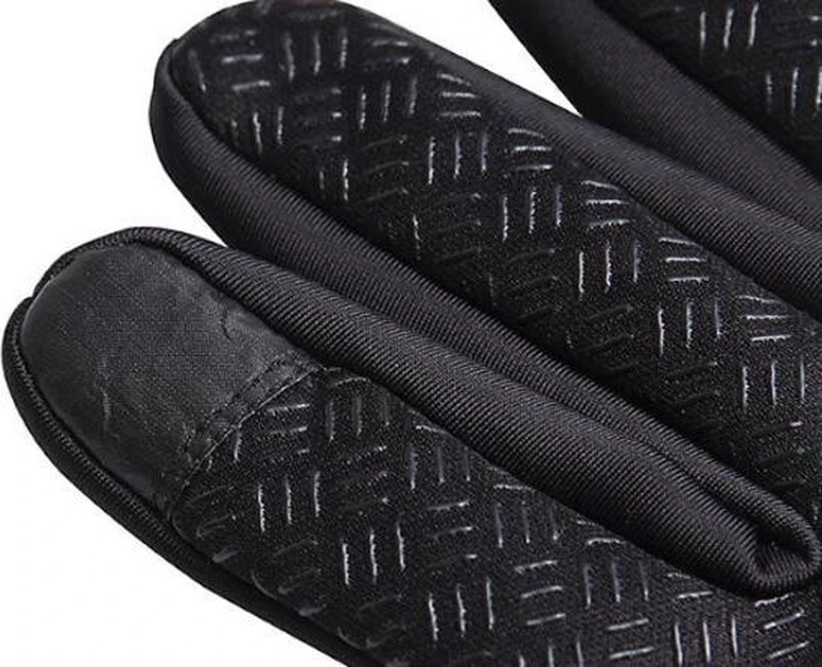 Merkloos Sitna Neopreen Fietshandschoenen Unisex - Zwart - Maat XL 4 Merkloos Sitna Neopreen Fietshandschoenen Unisex - Zwart - Maat XL - Afbeelding 4