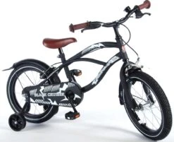 Volare Black Cruiser Kinderfiets - Jongens - 16 Inch - Zwart - 2 Handremmen -Fietsuitrustings Winkel 1200x975 1