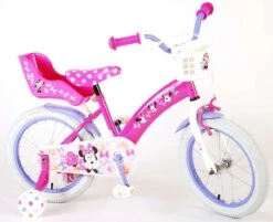 Disney Minnie Cutest Ever! Kinderfiets - Meisjes - 16 Inch - Roze -Fietsuitrustings Winkel 1200x977