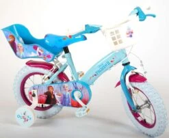 Volare Disney Frozen 2 Kinderfiets - Meisjes - 12 Inch - Blauw/Paars - Twee Handremmen -Fietsuitrustings Winkel 1200x981 4