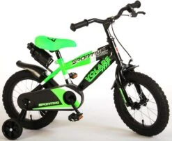 Volare Sportivo Kinderfiets - Jongens - 18 Inch - Neon Groen Zwart - 95% Afgemonteerd -Fietsuitrustings Winkel 1200x985