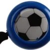 M-wave Fietsbel Voetbal 53 Mm Staal Blauw/zwart