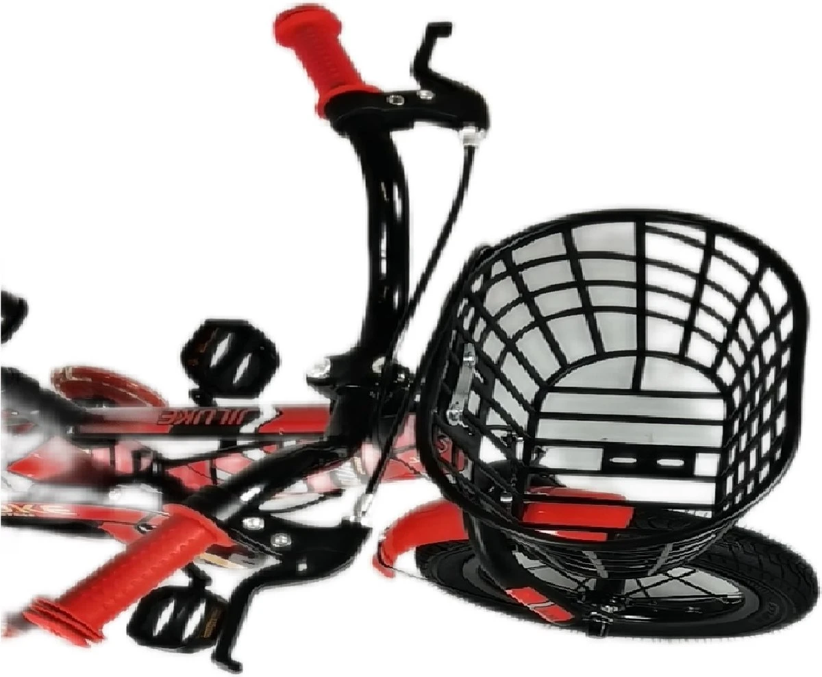 Kinderfiets - 12 Inch Kinderfiets -vanaf 2-4 Jaar Jongens En Meisjes Fietsen - Terugtrap -Rem -Stabilisatoren(2 Zijwieltjes)- Mandje - Achterbank - Rood 5 Kinderfiets - 12 Inch Kinderfiets -vanaf 2-4 Jaar Jongens En Meisjes Fietsen - Terugtrap -Rem -Stabilisatoren(2 Zijwieltjes)- Mandje - Achterbank - Rood - Afbeelding 5