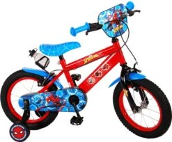 Spider-Man Kinderfiets - Jongens - 14 Inch - Rood/Blauw - Twee Handremmen -Fietsuitrustings Winkel 1200x992 3
