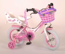 Volare Rose Kinderfiets - Meisjes - 12 Inch - Roze - 2 Handremmen -Fietsuitrustings Winkel 1200x995