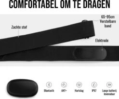 LHP BC200 Fietscomputer Draadloos 3-in-1 Bundel - Hartslagmeter Borstband - Cadanssensor - Kilometerteller GPS - 80+ Functies - 2.4 Inch LCD Scherm - Bluetooth & ANT+ -Fietsuitrustings Winkel 1200x995 3