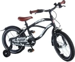 Volare Black Cruiser Kinderfiets - Jongens - 16 Inch - Zwart - 2 Handremmen -Fietsuitrustings Winkel 1200x997 2