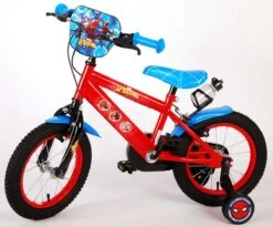 Spider-Man Kinderfiets - Jongens - 14 Inch - Rood/Blauw - Twee Handremmen -Fietsuitrustings Winkel 1200x997 3