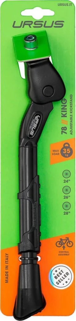 Standaard Ursus King Met Gazelle Adapter 20 Mm - Verstelbaar 24-29" - Zwart -Fietsuitrustings Winkel 287x1200 1