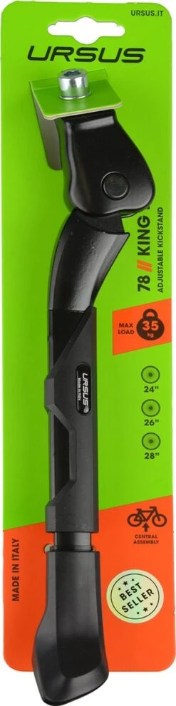 Standaard Ursus King Met Gazelle Adapter 20 Mm - Verstelbaar 24-29" - Zwart -Fietsuitrustings Winkel 299x1200 1