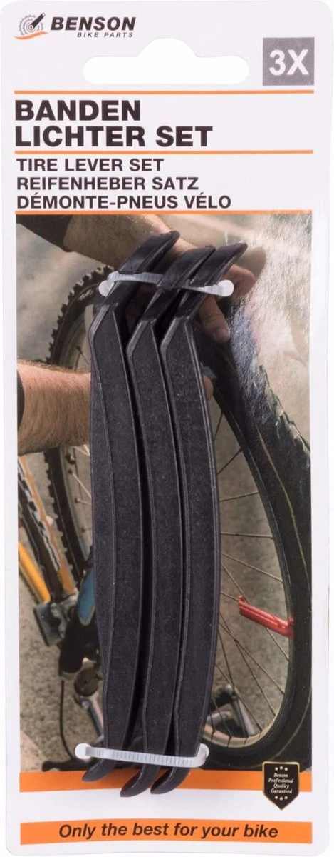 Benson Bandenlichter - Bandenlepel - 120 Mm - Kunststof - Zwart - 3 Stuks 3 Benson Bandenlichter - Bandenlepel - 120 Mm - Kunststof - Zwart - 3 Stuks - Afbeelding 3