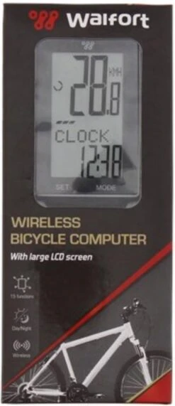 Walfort Wireless Bicycle Computer Fietscomputer - Draadloos -Fietsuitrustings Winkel 519x1200