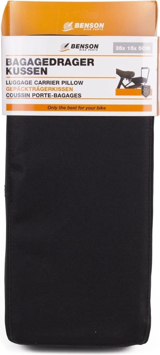 Lastpak Bagagedragerkussen Zwart - 32 Cm 2 Lastpak Bagagedragerkussen Zwart - 32 Cm - Afbeelding 2