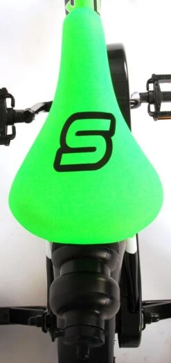 Volare Sportivo Kinderfiets - Jongens - 16 Inch - Neon Groen Zwart - 95% Afgemonteerd -Fietsuitrustings Winkel 566x1200