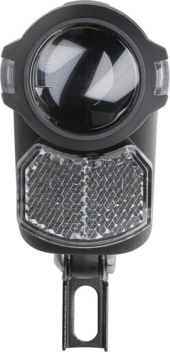 AXA Nox Sport 12 Lux - Fietslamp Voorlicht - LED Koplamp - Fietsverlichting Op Batterij - Auto/Off - Zwart