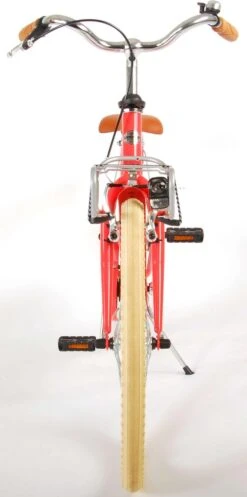 Volare Melody Kinderfiets - Meisjes - 24 Inch - Koraal Rood - Prime Collection -Fietsuitrustings Winkel 596x1200