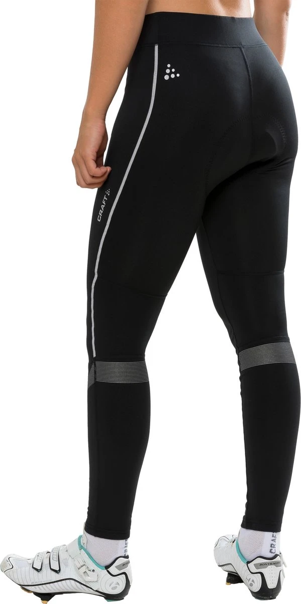 Craft Ideal Thermal Tights Fietsbroek Dames - Maat M - Zwart 4 Craft Ideal Thermal Tights Fietsbroek Dames - Maat M - Zwart - Afbeelding 4