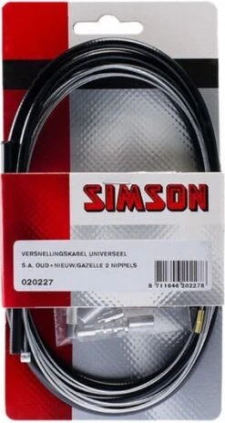 Simson Versnellingskabelset S.A. / Gazelle Zwart -Fietsuitrustings Winkel 639x1200 1