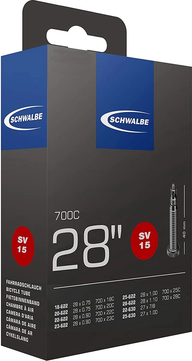 Schwalbe SV15 - Binnenband Race Fiets - Frans Ventiel - 40 Mm - 5 Schwalbe SV15 - Binnenband Race Fiets - Frans Ventiel - 40 Mm - - Afbeelding 5